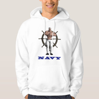 Marineblauw Hoodie