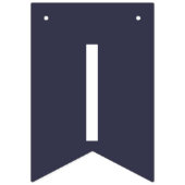 marineblauw Ivory Roos bruiloft BUNTING Vlaggetjes (Derde vlag)