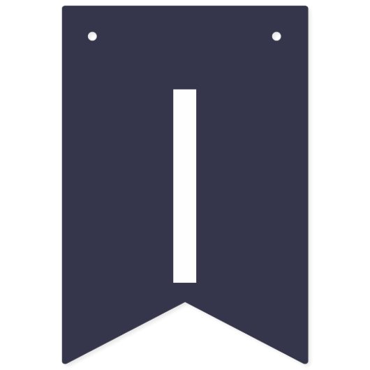 marineblauw Ivory Roos bruiloft BUNTING Vlaggetjes (Derde vlag)