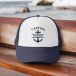 Marineblauw Kapitein Boot Nautisch Ankerschip Trucker Pet<br><div class="desc">De Navy Blue Captain Boat Nautical Anchor Ship Trucker Hat is een stijlvol en functioneel accessoire. Dit pet heeft een klassieke marineblauwe kleur en is versierd met een gedetailleerd anker- en scheepsontwerp, ideaal voor maritieme liefhebbers. De maasrug zorgt voor ademend vermogen, terwijl de verstelbare snapback zorgt voor een comfortabele pasvorm...</div>