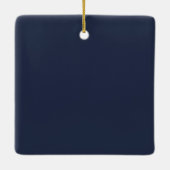 Marineblauw Keramisch Ornament (Achterkant)