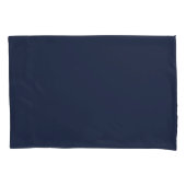 Marineblauw Kussensloop (Voorkant-Links)