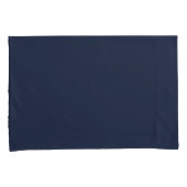 Marineblauw Kussensloop (Voorkant-Rechts)
