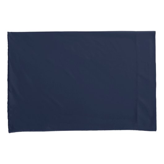 Marineblauw Kussensloop (Voorkant-Rechts)