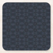 marineblauw leder kartonnen onderzetters (Voorkant)