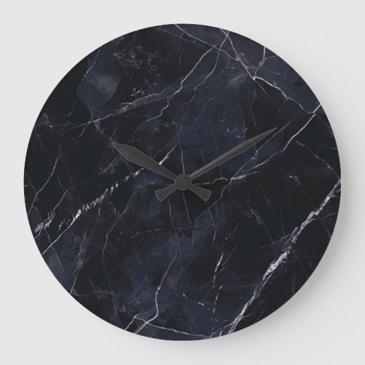 Marineblauw marmer: stenen textuur. grote klok (Voorkant)