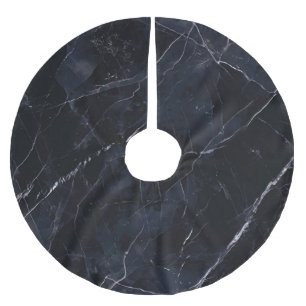 Marineblauw marmer: stenen textuur. kerstboom rok