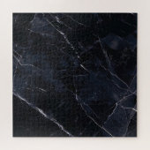 Marineblauw marmer: stenen textuur. legpuzzel (Horizontaal)