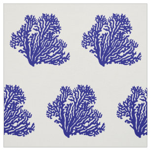marineblauw op witte kustbodem stof