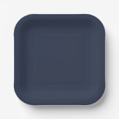 Marineblauw Papieren Bordje (Voorkant)