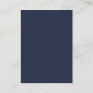 Marineblauw Plaatskaartje