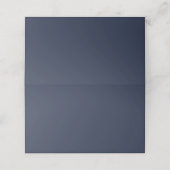 Marineblauw Plaatskaartje (Buitenkant ongevouwen)