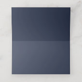 Marineblauw Plaatskaartje (Binnenkant ongevouwen)