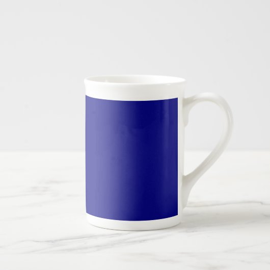 Marineblauw Porselein Kop (Rechts)
