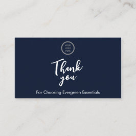 Marineblauw QR Code Feedback Aanvraag Plaats Kaart Visitekaartje