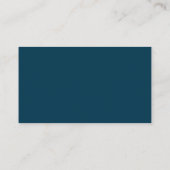 Marineblauw | QR-code | Trouw-RSVP Informatiekaartje (Achterkant)