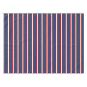 Marineblauw rood streeppatroon tafelkleed (Voorkant (Horizontaal))