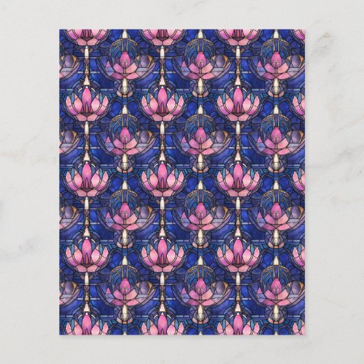 Marineblauw roze bloemen retro bruiloft uitnodigin (Achterkant)