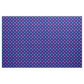 Marineblauw Roze Cyaan Stippenpatroon Stof (Yard (91,4 cm))