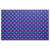 Marineblauw Roze Cyaan Stippenpatroon Stof (Fat Quarter)