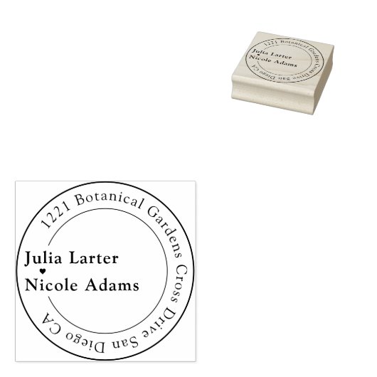 Marineblauw Sinaasappel Lente Tulp Bloemen Bruilof Rubberstempel (Gestempeld)