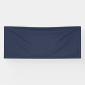 Marineblauw Spandoek (Horizontaal)