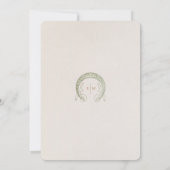 Marineblauw tafelnummer  Art Nouveau bruiloft (Achterkant)