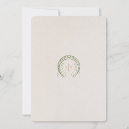 Marineblauw tafelnummer  Art Nouveau bruiloft (Achterkant)