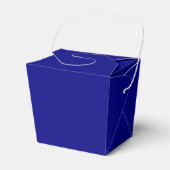 Marineblauw Take Out Favor Box Bedankdoosjes (Voorkant Zijde)