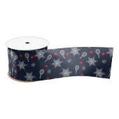 marineblauw 💙 tenniskerst satijnen lint (Spoel)