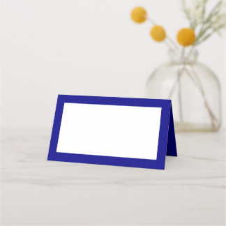 Marineblauw Tent Style Place Kaarten Plaatskaartje
