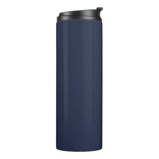 Marineblauw Thermosbeker (Gedraaid links)