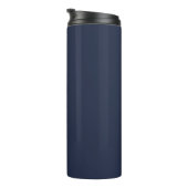 Marineblauw Thermosbeker (Geroteerd rechts)
