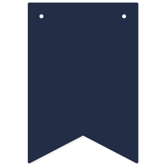 Marineblauw Vlaggetjes (Tweede vlag)