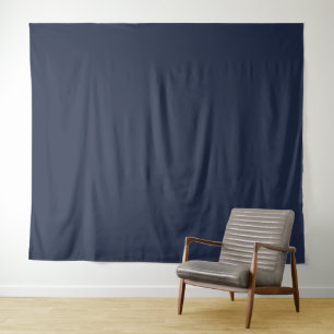 Marineblauw Wandkleed