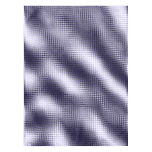 Marineblauw wit geruit Controleer patroon Modern Tafelkleed (Voorkant)
