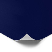 Marineblauw & Wit Minimalistisch Afscheidsfeest We Poster (Hoek)