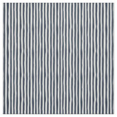 Marineblauw & Witte Scheve Strepen Stof (Swatch)