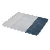 Marineblauw Witte Strand Snijplank (Hoek)