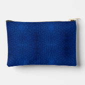 Marineblauw zeshoekpatroon gestructureerd etui (Achterkant)