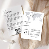 Marineblauwe Bestemming Reizen Alles In Een Bruilo Kaart