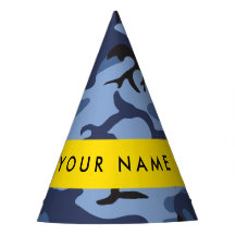 Marineblauwe Camouflage Je naam personaliseren