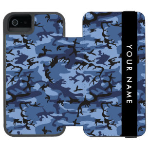 Marineblauwe camouflage Je naam personaliseren