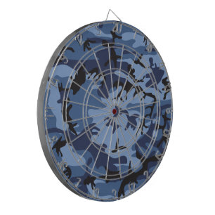 Marineblauwe Camouflage, Militair, Leger Dartbord