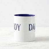 Marineblauwe Daddy Oprichtingsjaar Mok (Midden)