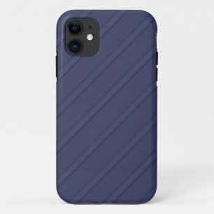 Marineblauwe Diagonaal Case-Mate iPhone Case