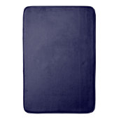 Marineblauwe effen kleur badmat (Voorkant Verticaal)