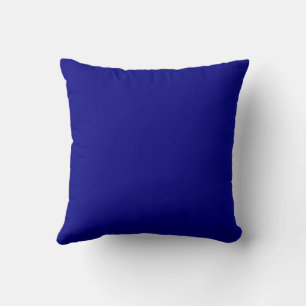 Marineblauwe Effen Kleur Kussen