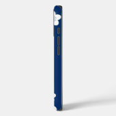 marineblauwe en witte iPhone hoes (Achterkant / Links)