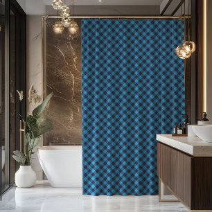 Marineblauwe Gordijn Tijdloze Tartan Cadeau voor M